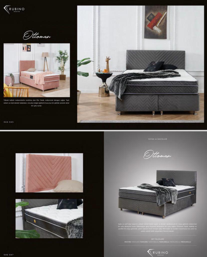 RUBİNO  OTTOMAN BAZA SET